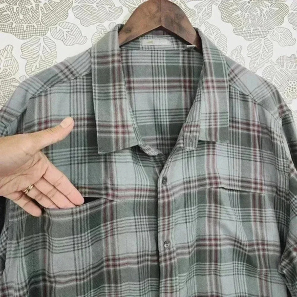 Horny Toad Button down Long sleeve Men's Shirt‎ XXL Plaid 9563 - Picture 3 of 7